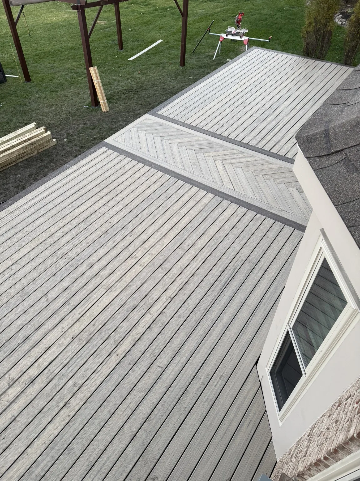 Deck project photograph