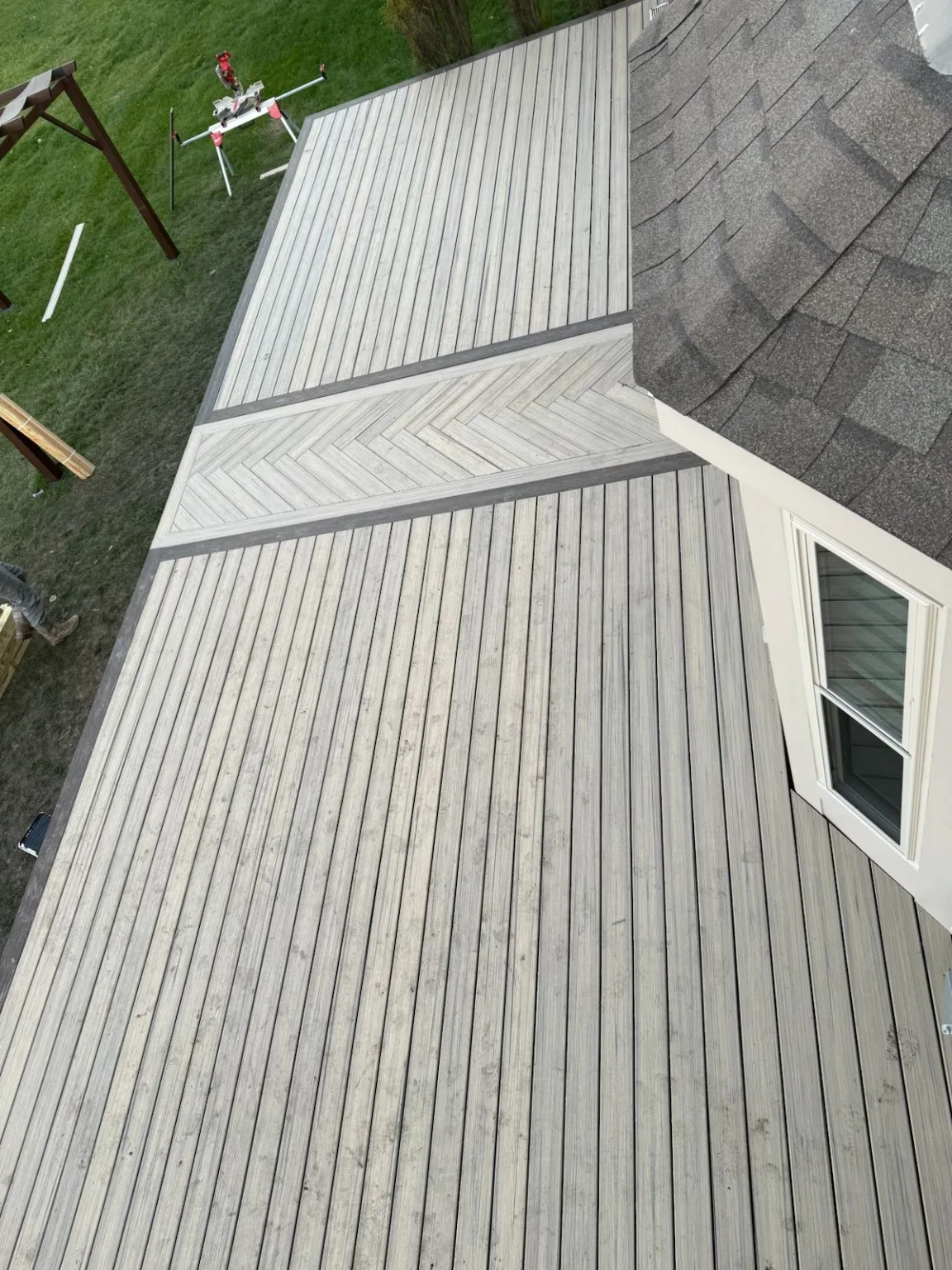 Deck project photograph