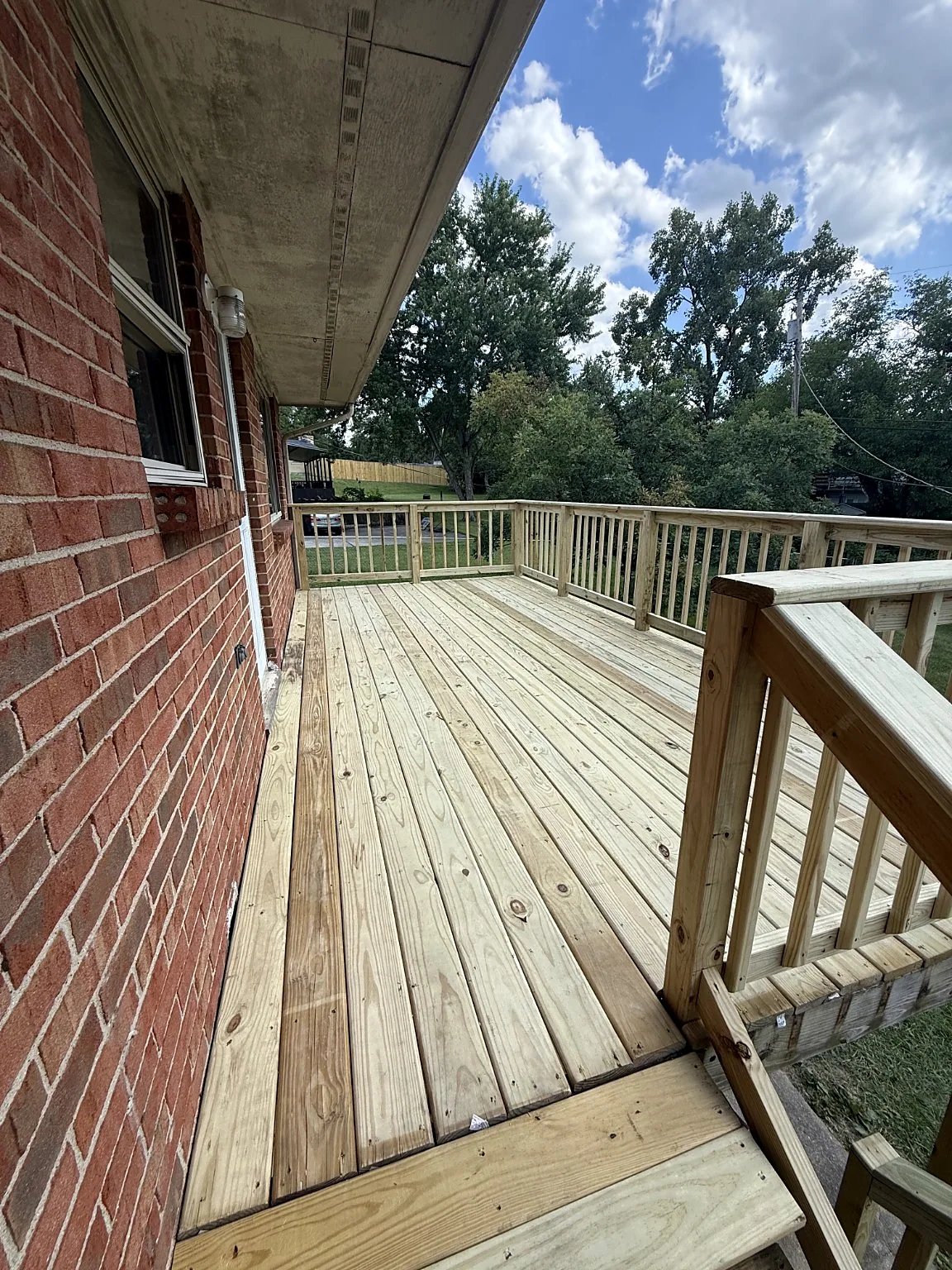 Deck after project photograph — after